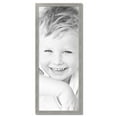 thumbnail image 2 of ArtToFrames 18" x 46" Classic Silver Picture Frame, 18x46 inch Silver Wood Poster Frame (WOM-4926), 2 of 7