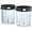 Black & Clear, variant on MEDca Daily Pill Organizer Dispenser with 4 Compartments, Pill Case Reminder Plastic Box - One Size