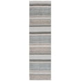 thumbnail image 2 of SAFAVIEH Cabo Kensington Striped Runner Rug, Black/Light Blue, 2'3" x 8', 2 of 7