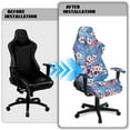 thumbnail image 5 of Xoenoiee Cherry Blossom Oil Painting Print Gaming Chair Cover with Armrest Covers, Stretchable Gaming Computer Office Chair Seat Cover Slipcover with Zipper Universal Ergonomic Rotating Chair Covers, 5 of 7