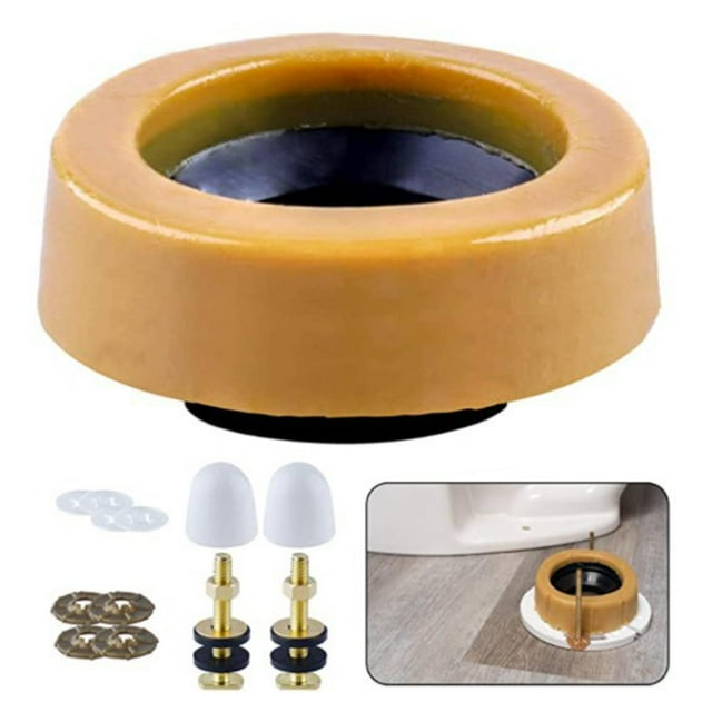 Kit de inodoro con para Sello de inodoro, para reinstación de líneas de desechos de 4 pulgadas del inodoro Estilo 1 perfecl Anillos de baño