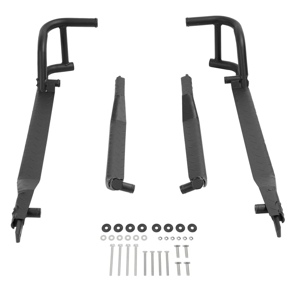 Kojem Rock Sliders Nerf Bars Side Steps for 2019-2025 Polaris Ranger Crew XP 1000 Pair