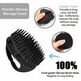 thumbnail image 3 of ACDANC Hair Brush Hygienic Scalp Massager Hollow-Out Design Wet Brush for Men,Women and Kids,Black, 3 of 7