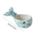 thumbnail image 3 of BotaniNest Blue Pottery Stripper Bowl Ceramic Peeling Bowl With Round Hole Sizes Shaped Efficient Leaf Removal Assembly Easy To Clean Kitchen, 3 of 7