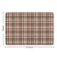 thumbnail image 5 of Red and Green Christmas Plaid Flannel Non Slip Door Rugs,Washable Door Mats Indoor,Decorative Door Mats,Dirt-Resistant and Absorbent Doormat for Entrance,Bedroom,Kitchen,Bathroom,23.5"x16", 5 of 5