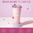 thumbnail image 2 of Botella de agua aislante Paris Hilton Boss Babe de 600 ml, color rosa, 2 of 7