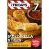 TGI Fridays Mozzarella Sticks Value Size Frozen Snacks & Appetizers with Marinara Sauce, 30 oz Box Giant