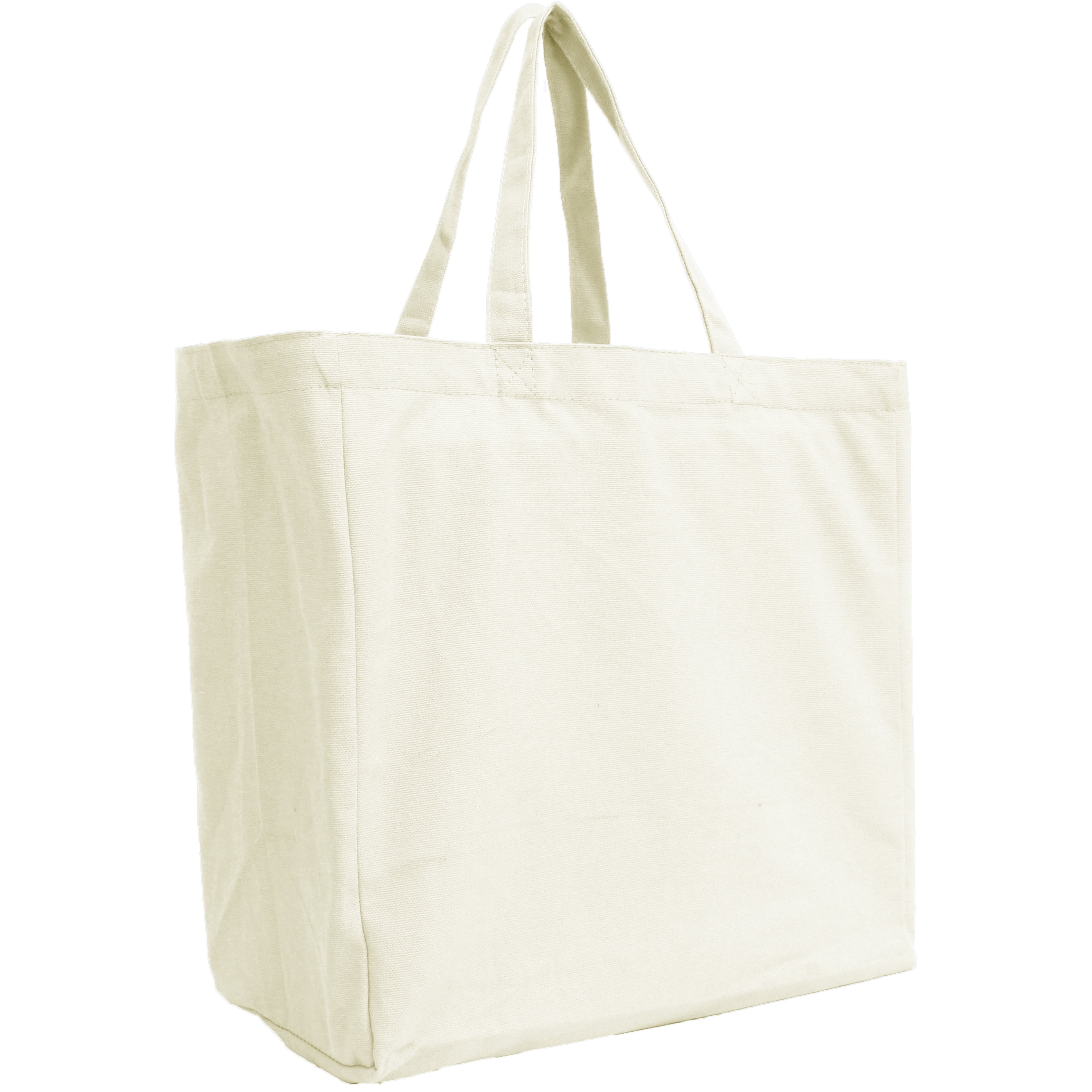 Greenmile 6 Pack White Canvas Tote Bags | Large Cotton Reusable Shopping Bags | Hold 35 lbs | Heavy Duty, Washable, Eco Friendly Biodegradable