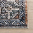 thumbnail image 5 of nuLOOM Layana SplashGuard Geometric Machine Washable Area Rug, 8' x 10', Layana Rust, 5 of 10