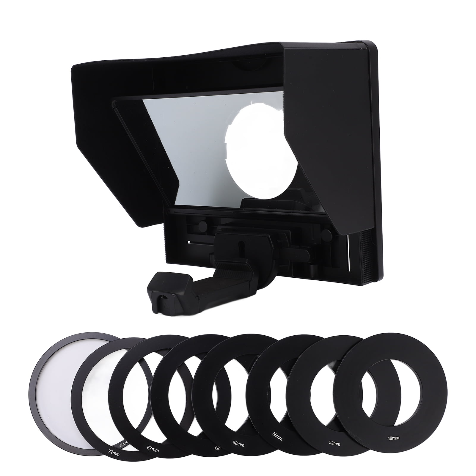 Phone Glass Teleprompter, 50/50 Beam Splitter Transmission Ratio