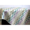 thumbnail image 4 of Fabric Mart Direct Multicolored Waves Curtain Fabric By The Yard, 14 Continuous Yards 52 inches or 132 cm width Lavender Purple & Light Gold & Sea Green Polyester Weaved Fabric, Upholstery Fabric, 4 of 5