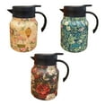 thumbnail image 4 of Maytalsory Glass With Stainless Steel Infuser Set Pattern With Teapots Infuser Yellow 1000ML, 4 of 6