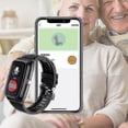 thumbnail image 2 of 4g Sos Bracelet For Seniors With Gps Info Push Rate Monitoring With Built In Tracking Watch, 2 of 5