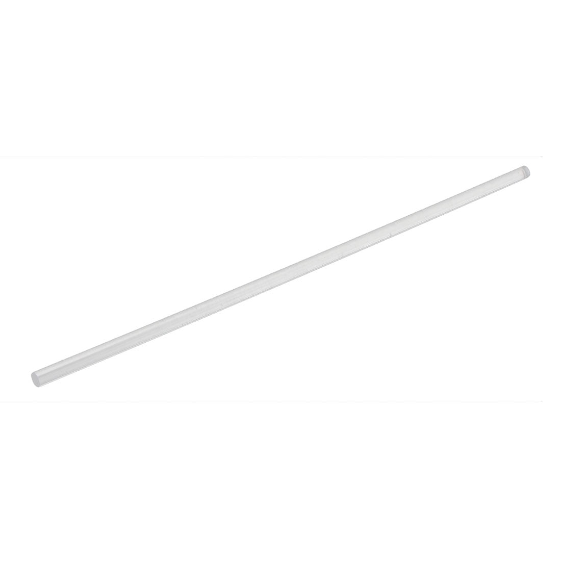 uxcell Acrylic Plexiglass Rod Round Bubble PMMA Bar 0.24 Inch Dia 20 Inch Length Clear 