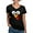 Black, variant on CafePress - Family Thanksgiving Day Turkey Face - Women's V-Neck Dark T-Shirt