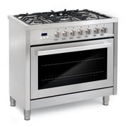 36 in. Stellar Collection 3.8 cu. ft. Dual Fuel Range in Stainless Steel