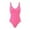 Hot Pink, variant on Uaswgudfs Womens Swimwear Trendy One-Piece Swimsuit with Plunging V-Neckline and Waist-Cinching Design for a Flattering Pool or Beach Look Wine 2XL