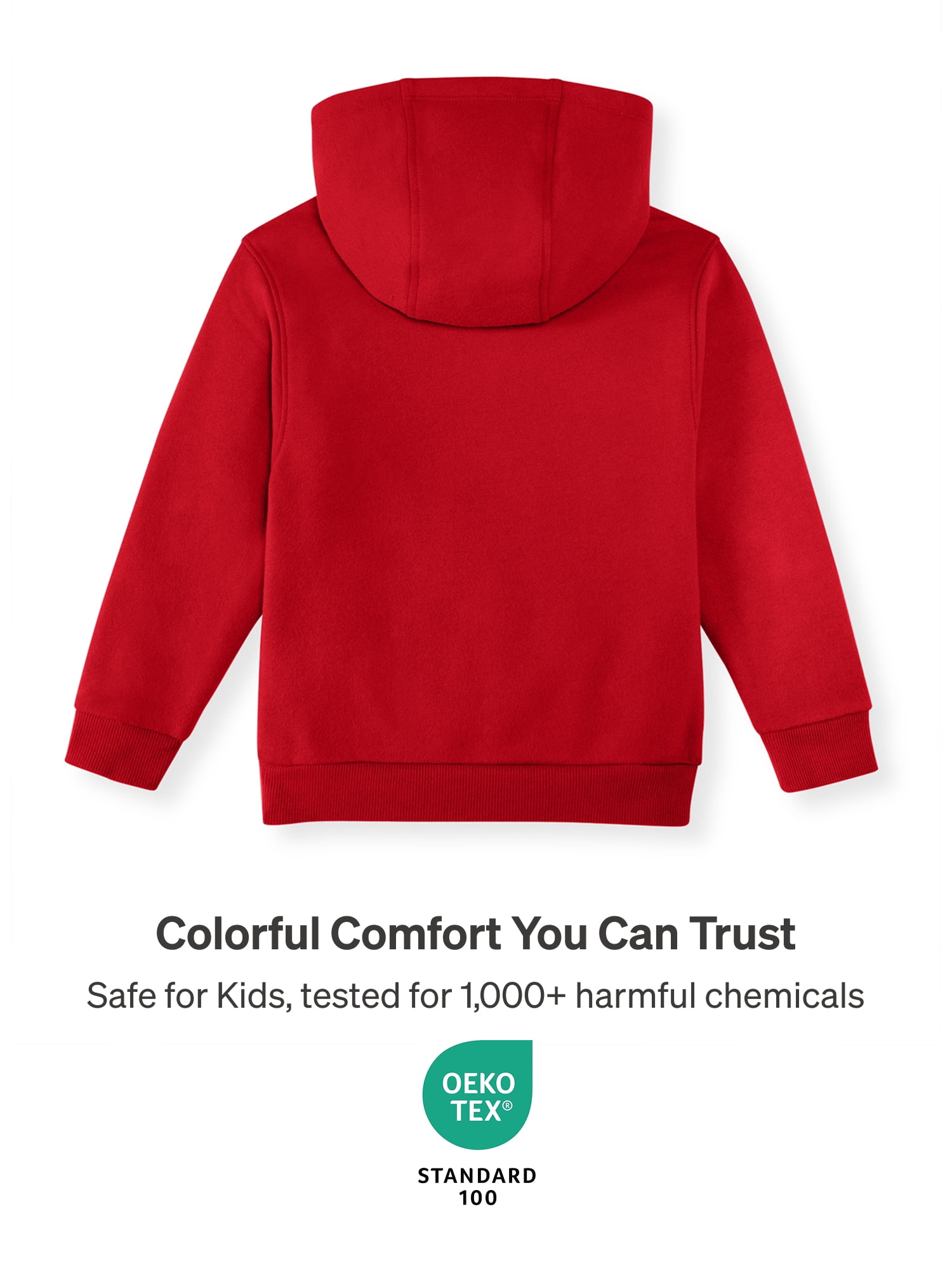 Color Mix by Garanimals Kids Fleece Hoodie, Sizes 6–16