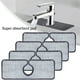 thumbnail image 4 of Faucet impermeable alfombra envolvente fregadero salpicaduras protector de plato encimera protector cojines preventivo baño casa casa casa 4pcs Methold HA010356-02, 4 of 6