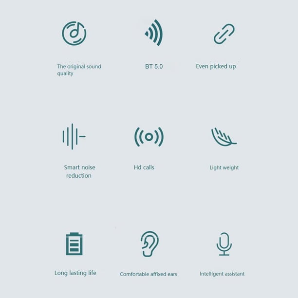 Audífonos inalámbricos Lenovo XT91 Control táctil compatible con Bluetooth con micrófono (negro) Tmvgtek Para estrenar