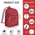 thumbnail image 5 of Leopard Print Backpack for School,Cute School Bag,Schoolbag with Adjustable Shoulder Straps & Padded Back,15.7"x11.8"x5.5", 5 of 5