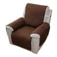 thumbnail image 2 of Funda reversible para sillón reclinable pequeño, para perros, con ancho de asiento de hasta 25 pulgadas, lavable, con correa elástica ajustable para niños y mascotas., 2 of 8