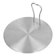 thumbnail image 3 of Plaque de Cuisson Diffuseur de Chaleur, Acier Inoxydable Cuisinière Électrique à Induction Adaptateur Diffuseur Rond, 3 of 8