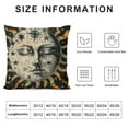 thumbnail image 5 of PRATYUS Sun and Moon Pillow Covers Zodiac Sign Astrology Throw Pillow Covers, Starry Sky Decorative Pillow Covers, Exotic Bohemian Hippie Style Constellations Cushion Covers, Black White, 5 of 5