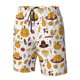 thumbnail image 4 of Fotbe Thanksgiving Trajes de Baño Estampados para Hombre, Shorts de Verano de Secado Rápido, Ropa de Playa, Bañadores-XX-Large, 4 of 6