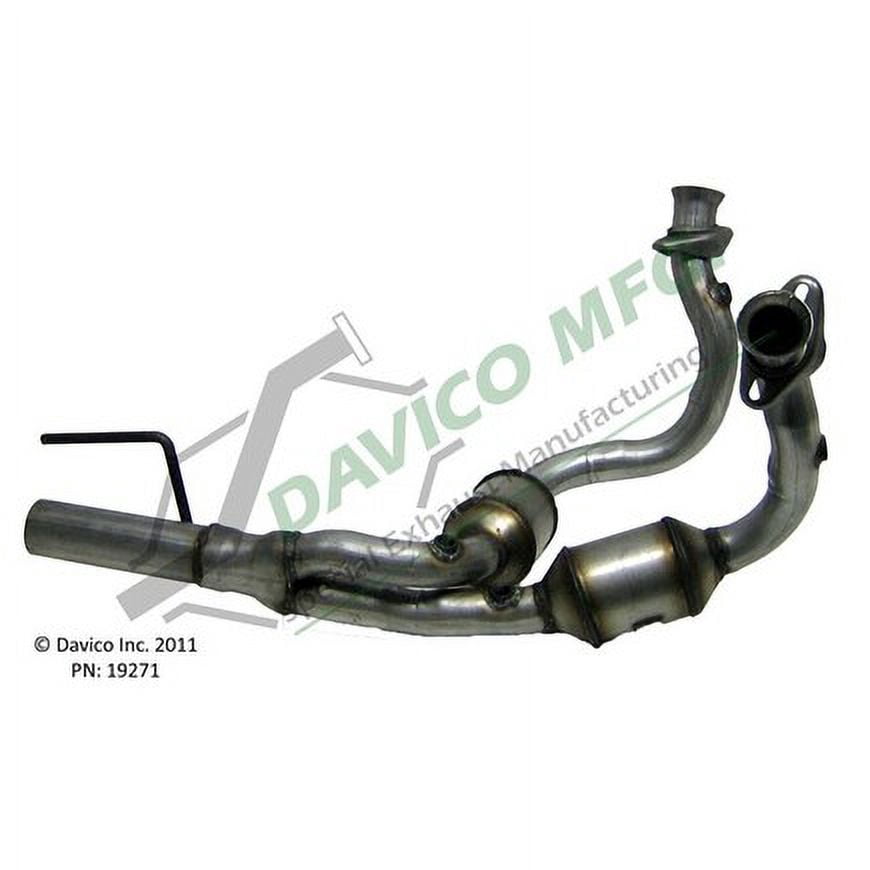 Davico 19271 Catalytic Converter For Jeep Grand Cherokee, OE Replacement, Front