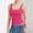 Hot Pink, variant on SHITINN Women's Square Neck Tank Top Sleeveless Double Lined Basic Tops Lace Camisoles for Women plus Size Wide Strap Neck Crop Top plus Size Long Camisoles for Women Camisole Lace Crop Top Top for