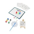 thumbnail image 4 of Kids Gouache Paint Set, DIY Educational Graffiti Coloring Composite Wood Durable Wearable Drawing Gouache Paint Set Compact Portable  For Home, 4 of 8