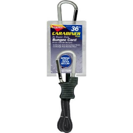 36"BLK Carabiner Bungee