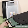 thumbnail image 3 of 1Pcs A4 Vertical13 Pocket Expanding File Briefcases Handbag Paper Folder Organiser Document Bag Storage Blue, 3 of 5