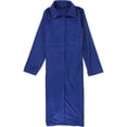 thumbnail image 1 of Alfani Maxi vestido de chaqueta de gamuza sintética para mujer, azul, mediano, 1 of 2