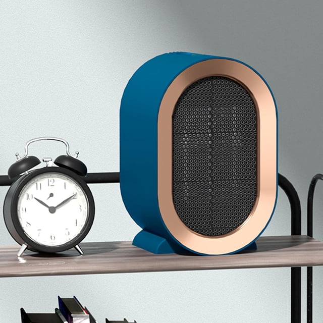 Electric Space Heater Adjustable Thermostat for Indoor Use Living Room Blue Colco Calentador