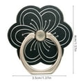 thumbnail image 3 of YUEVE Cell Phone Ring Holder Flower Shape Phone Ring Holder Metal Finger Grip Finger Kickstand 360° Rotation Universal Finger Ring Phone Grip Compatible With All Smartphone Button Phone Tripod Mount, 3 of 4