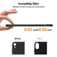 thumbnail image 3 of JETech Upgraded Slim (0.85 mm Thin) Case for iPhone XR 6.1-Inch, Camera Lens Cover Full Protection, Slim Fit Ultra Thin Lightweight Matte Hard PC, Support Wireless Charging (Black), 3 of 7