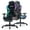 Green, variant on GOOSEA RGB LED Lights Gaming Chair, Ergonomic Design with Massage Lumbar Support and Adjustable Footrest, Height Adjustment, Supports Up to 350lbs for Adults.