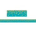 thumbnail image 2 of Teacher Created Resources Teal Confetti Straight Border Trim, 35 Feet Per Pack, 6 Packs, 2 of 2