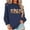 Navy2, variant on Womens Halloween Costumes Halloween Tshirt for Women Pumpkin Graphic Tees Tops Long Sleeve Pullover Shirt Long Sleeve Crew Neck Ghost Clothes Fall Clothes Blue XXXL