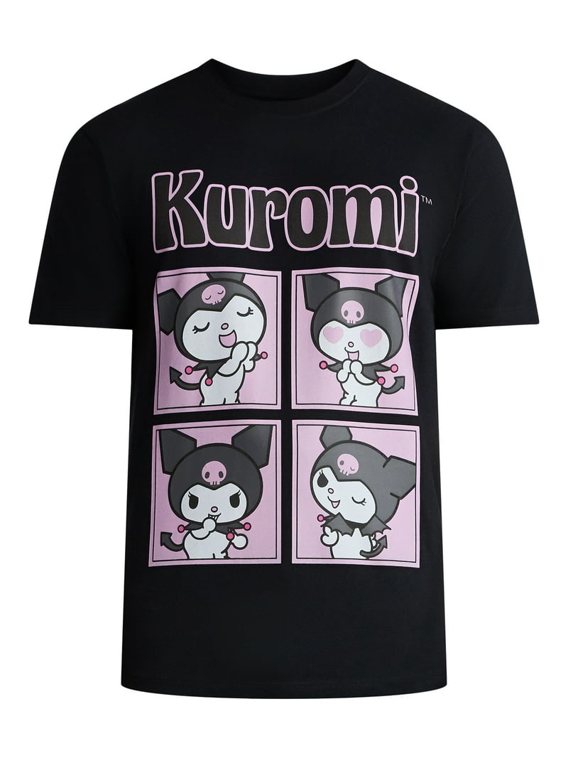 トップス Kurumi Kuromi Men's Graphic Tees, Sizes M-XL - Walmart.com
