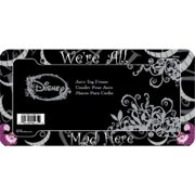 Chroma Graphics Cheshire Cat We're All Mad Here Plastic Plate Frame
