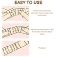 thumbnail image 2 of Square 24 Pieces Bra Extenders for Women, 2 Hook / 3 Hook / 4 Hook Comfortable Elastic Stretchy Bra Extension Strap, Bras Hook Extender, Bras Stretch Extender(Black + White + Nude + Apricot), 2 of 6