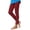 Wine, variant on Ghalytn Women's Capri Leggings with Lace Hem, High Waist Stretchy Cropped Pants with Floral Hollow-Out Design