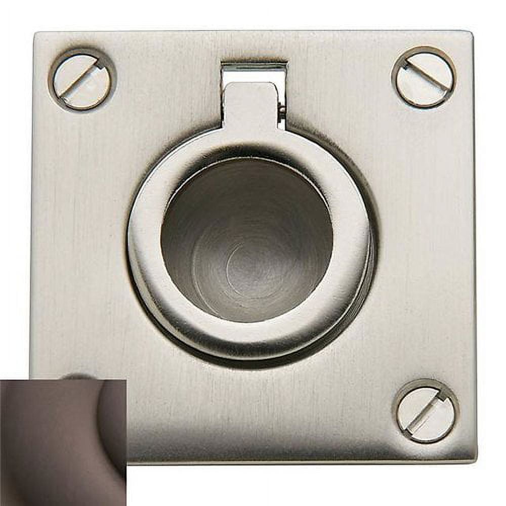 Baldwin 0393190 Flush Ring Pull - Black