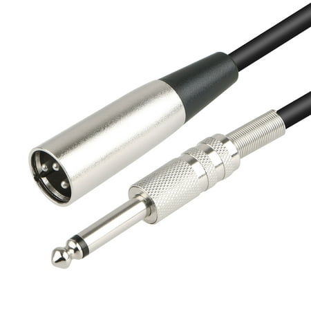 Xlr Mini Jack - XLR 3Pin Male to 6.35mm Microphone Cord Cable, 3Pin XLR Male to 1/4 inch 6.35mm Male Jack Plug Stereo Microphone Adapter Cable Cord