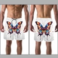 thumbnail image 3 of luoweisi Men's Beach Shorts Quick Dry Swim Trunks with Mesh Lining Butterfly L, 3 of 5