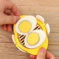 thumbnail image 5 of Cortador de huevos 3 en 1 con cuchillas de metal para huevos duros y frutas blandas, cortador de huevos duros de acero inoxidable, mushro de fresa resistente, 5 of 5