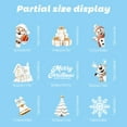 thumbnail image 2 of pitrice 9pack/lot Christmas Window Stickers Reusable Snowman Print Decoration Christmas Stickers For Windows E, 2 of 6